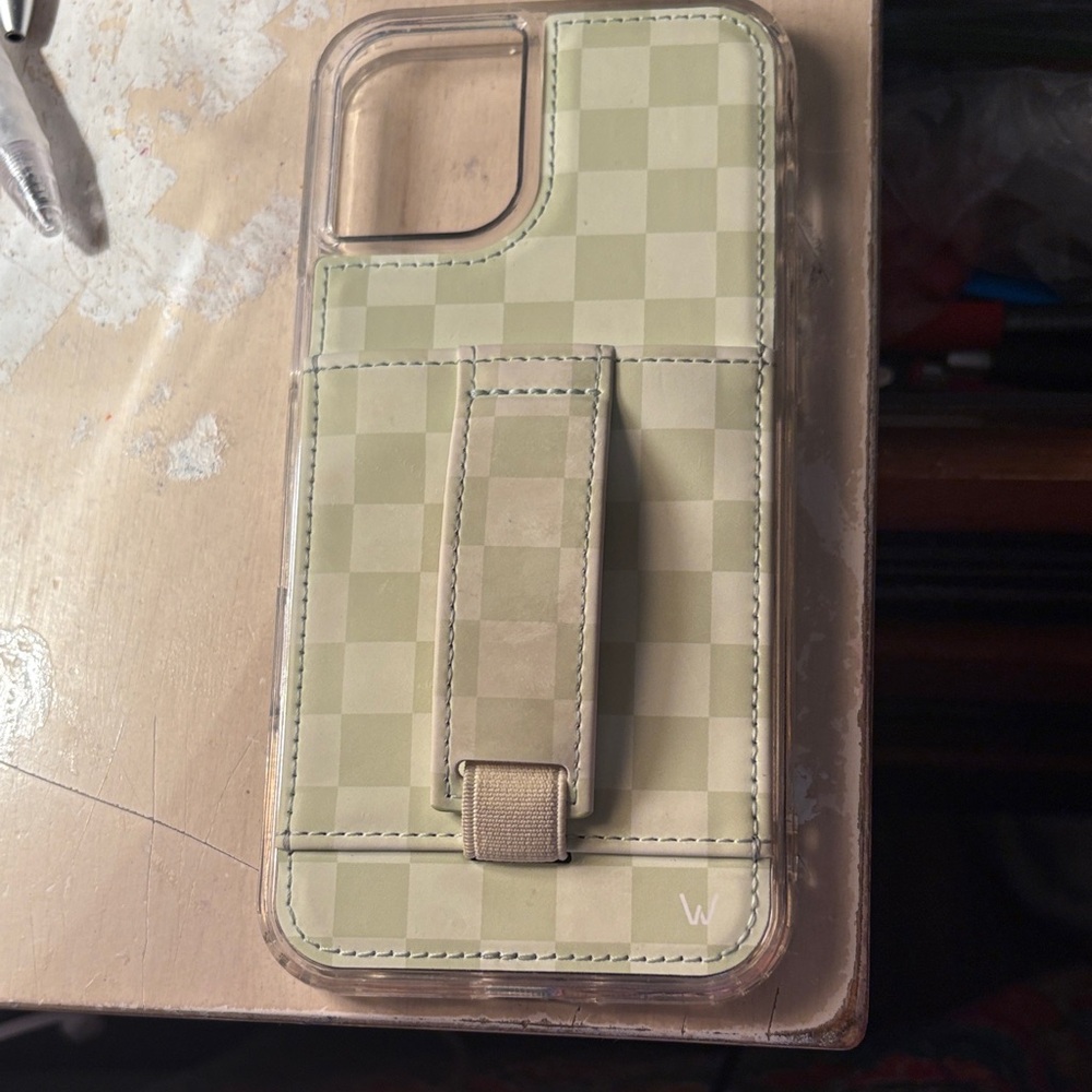 Stylish Green Checkered16 plus Phone Case